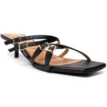 Imagem de Tamanco Vizzano Fivelas Salto Baixo - Preto - 33