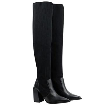 Imagem de Bota Cano Longo Couro Atanado Napoli 351905 Bottero - Preto - 38