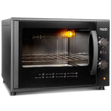 Imagem de Forno Elétrico de Bancada Moob Top 60 Litros Função Grill Preto 220V