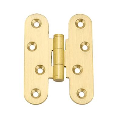 Imagem de Dobradiça decorativa de latão sólido para porta de armário de cozinha, dobradiça dobrável para móveis