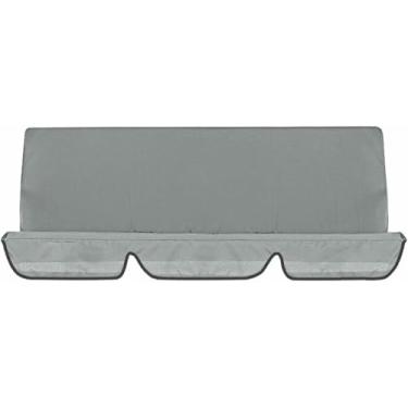 Imagem de Capa De Substituição Para Cadeira De Balanço, Cobertura Para Cadeira De Balanço, Substituição De Assento Para Pátio De Jardim, Suprimentos Para Almofadas De 3 Lugares Ao Ar Livre, 150cm X 50cm X 10cm
