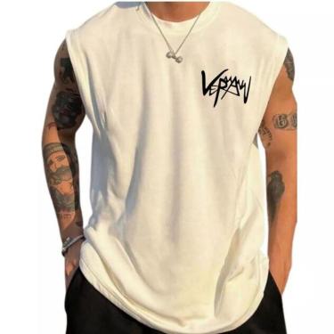 Imagem de Camiseta Regata Oversized Streetwear Masculina 100% Algodão Premium-Masculino