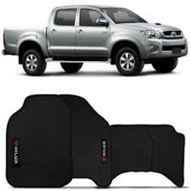 Imagem de Tapete Automotivo Hilux Cd Borracha Pvc