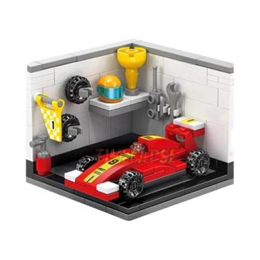 Imagem de Conjunto De Blocos De Construção Para Crianças Casa Dos Sonhos Carro D