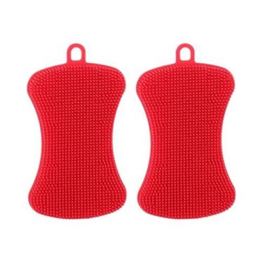 Imagem de Esponja De Silicone Para Cozinha, Escova De Limpeza Doméstica, Acessór