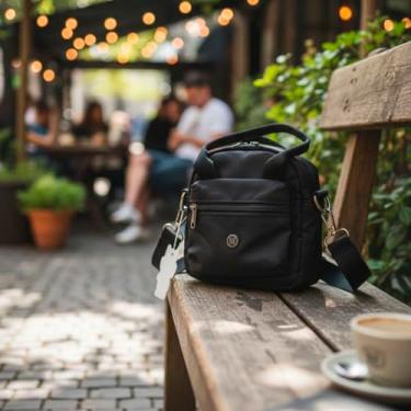 Imagem de Bolsa Transversal Compacta Feminina com Alça Regulável Estilo Casual e Urbana Para Passeio, Balada, Festival, Escola Primum (Preto)