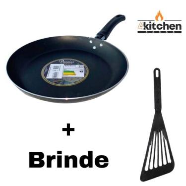Imagem de Frigideira Antiaderente Teflon Preto Premium n24 + Brinde Cor:Preto - 
