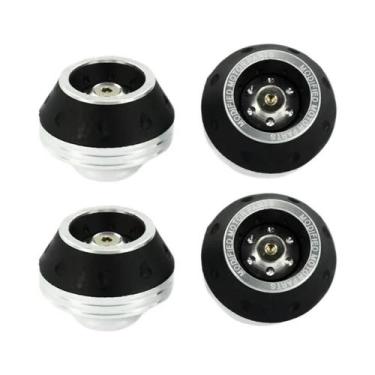 Imagem de Protetores De Roda Para Motocicleta 4PCS, Protetores Universais De Rod