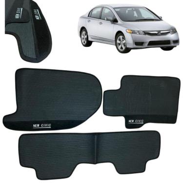 Imagem de Tapete De Borracha New Civic 2014 2015 2016 3 Peças