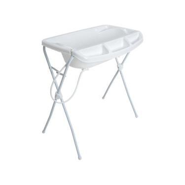 Imagem de Banheira de Bebê com Suporte Whoop Paraty Branco 23kg, Branco
