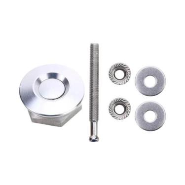 Imagem de Kit De Clipe De Trava De Capô Universal De 22mm Para Carro Com Liberaç