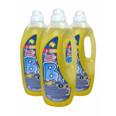 Imagem de Kit 03 Und Lava Louças Líquido Neutro Barbarex 2 L