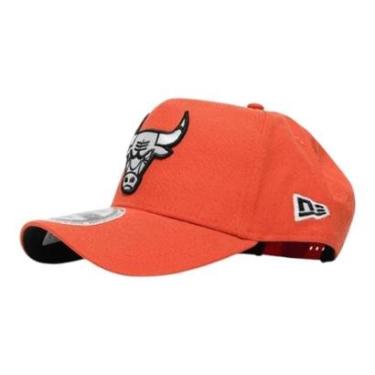 Imagem de Boné New Era 940 A-Frame Chicago Bulls Vintage Laranja-Masculino