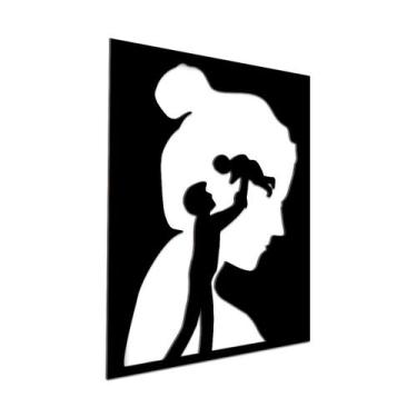 Imagem de Quadro Para Sala E Quarto 28X22Cm Em Alto Relevo 6Mm - JABB