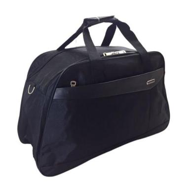 Imagem de Bolsa Sacola Mala De Mão Viagem Grande Reforçada - Preta - Corban