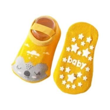 Imagem de Meias De Algodão Antiderrapantes Com Estampa De Desenho Animado Para B