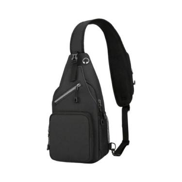 Imagem de Bolsa De Peito Casual Masculina, Sling Crossbody, Fanny Pack, Mochila 