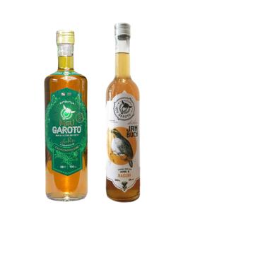 Imagem de Cachaça de Jambu 700ml + Cachaça de Jambu com Bacuri 500ml