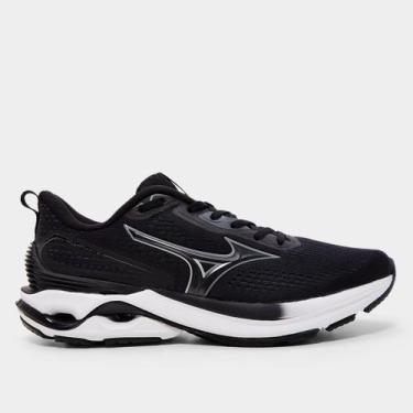 Imagem de Tênis Mizuno Wave Dynasty 8 Masculino, Preto, 44