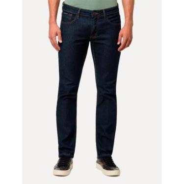 Imagem de Calça Calvin Klein Jeans Masculina Straight Sustainable 5 Pockets Escura-Masculino