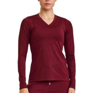 Imagem de Blusa Caju Brasil Térmica Gola V Feminina-Feminino
