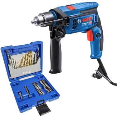Imagem de Furadeira de Impacto 750W 1/2 POL GSB 13 RE e Estojo 41 Peças de Broca