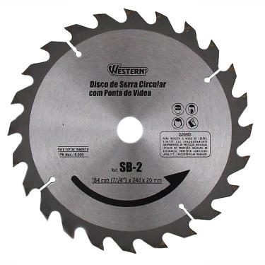 Imagem de Disco Serra 7,1/4X24Dx20Mm Western
