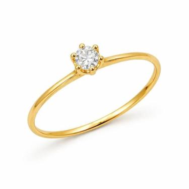 Imagem de Anel em Ouro 18K com Diamantes de 0.24 CT - Joia Exclusiva - Justino R