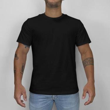 Imagem de Camiseta Manga Curta Essencial Confortável 100% Algodão Ogochi, Preto 