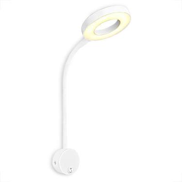 Imagem de Arandela Leitura Direcionável Cabeceira Led Circular Bet70 - Acende a 