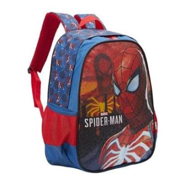 Imagem de Mochila de Costas Escolar Infantil Homem Aranha Spider Man-Unissex