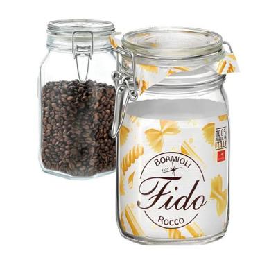 Imagem de Pote Hermético com Vedação FIDO 1500 Bormiolli Italiano 1,5L