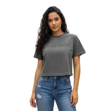 Imagem de Blusa John John Tshirt JJ Embossed-Feminino