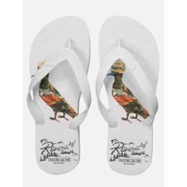 Imagem de Chinelo Reserva Masculino Woodpecker Camp Branco-Masculino