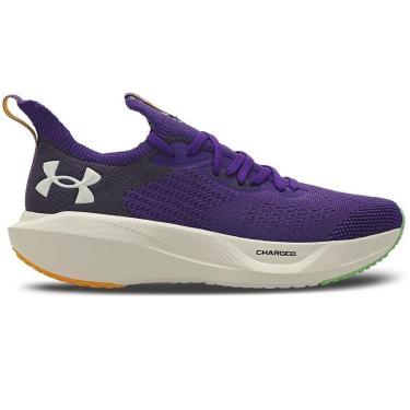 Imagem de Tênis de Corrida Under Armour Charged Slight 3 38 Roxo-Unissex