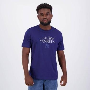 Imagem de Camiseta New Era MLB New York Yankees Classic Azul Marinho-Masculino
