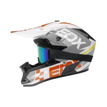 Imagem de Capacete Universal Integral Para Motocicleta Para Crianças E Adultos C