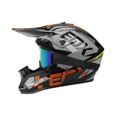 Imagem de Capacete Universal Integral Para Motocicleta Para Crianças E Adultos C