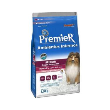 Imagem de Ração Premier Senior Ambientes Internos para Cães Adultos 7+ Sabor Fra