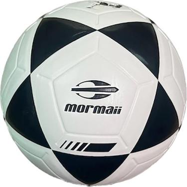 Imagem de Bola De Futevôlei Mormaii Pro Branco e Preto FV-450-WH