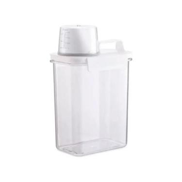 Imagem de Porta sabão ou amaciante com copo medidor 1800ml - oikos