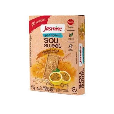 Imagem de Biscoito Vegano Integral Maracujá & Chia Sou Sweet Jasmine 75g