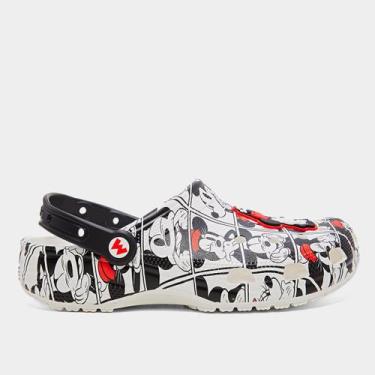 Imagem de Sandália Crocs Classic Clog Mickey And Minnie, Rosa, 36