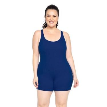 Imagem de Maio Macaquinho Natação Hidro Trinys Lymph Helanca Plus Size A-808, 4g