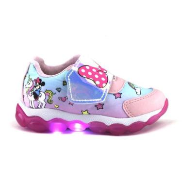 Imagem de Tênis LED Personagens Minipé Mp2205 Meninas - Mini Pé, 31, Pink, Rosa
