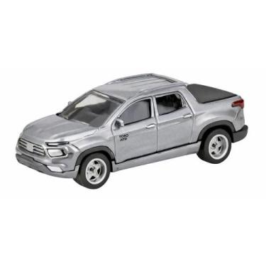 Imagem de Carrinho em Metal Mini. Fiat Toro - Prata 1:64 - Mod.2 - CKS