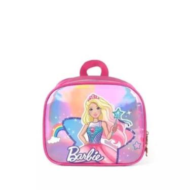 Imagem de Lancheira infantil menina luxcel barbie  la35913, Rosa pink, UN