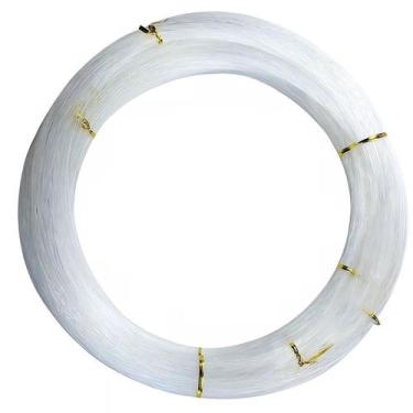 Imagem de Linha Nylon Pesca Meada 2,00mm 200mm Branco 500 Metros - DE-YU