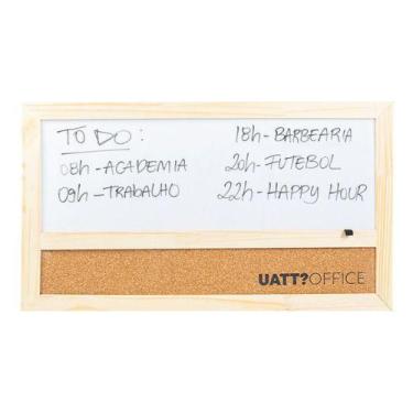 Imagem de Mural De Parede Horizontal Quadro Branco Planner - Uatt Office - Uatt
