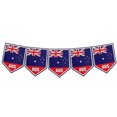 Imagem de Faixa Decorativa Bandeirinhas Austrália - 8m X 18cm